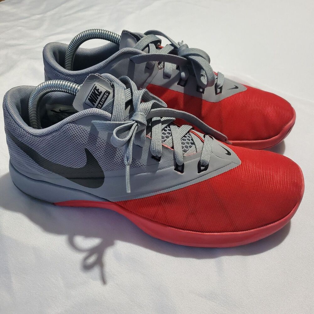 Nike FS Trainer 4 Red Gray Black Training Shoes Men's US 7.5 844794-600